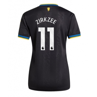 Manchester United Joshua Zirkzee #11 Maglia Gara Terza Repliche 2025-26 Donna Maniche Corte